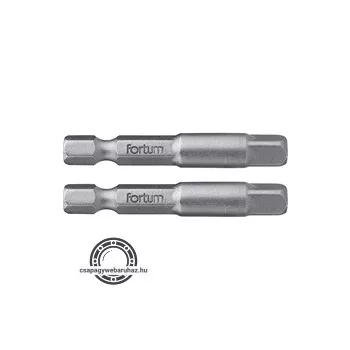   adapter klt. 2  db, dugókulcsok gépi befogásához; S2 acél, 1/4", 50 mm, bliszteren