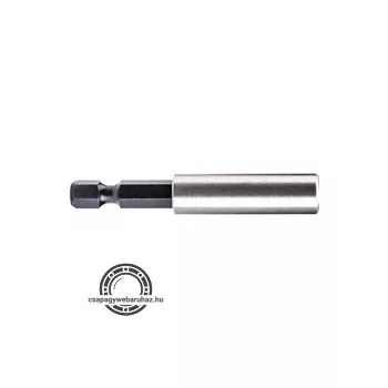   bittartó szár, 1/4", 60mm; rozsdamentes acél, mágneses, bliszteren