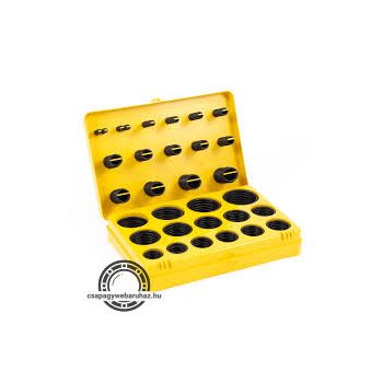   O gyűrű készlet metrikus méretek NBR70 , BOX H sárga , 386 db