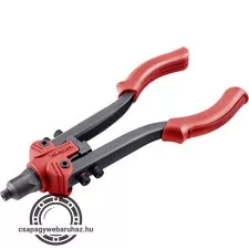 szegecsanya-, szegecscsavar- és popszegecshúzó fogó, 3az1ben, kétkaros; 325mm, CrVMo fej, FORTUM