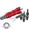 Adapter  készlet fúrógéphez, POP-NUT szegecsanyákhoz, 6 db, M3-M4-M5-M6-M8; 1/4" hatszög befogás,  FORTUM 4770654