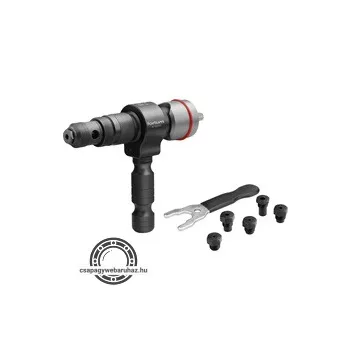   adapter klt. fúrógéphez, popszegecsekhez, 2,4-3,2-4,0-4,8-6,0-6,4 mm-es szegecsekhez; 8mm (5/16" hatszög befogás) FORTUM