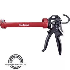 kinyomópisztoly; fém; 225 mm, 360°-ban körbeforgatható acél bölcső tubustartóval, állítható túlfolyásgátló