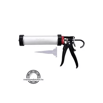   kinyomópisztoly, fém; 225mm, 360°-ban körbeforgatható ALU tubustartóval