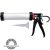 kinyomópisztoly, fém; 225mm, 360°-ban körbeforgatható ALU tubustartóval
