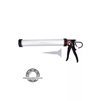   kinyomópisztoly, fém; 380mm, 360°-ban körbeforgatható ALU tubustartóval