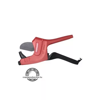   műanyagcső vágóolló, max.: 64mm, (PVC, PPR, PP, PE, PEX, PB, PVDF csövekhez)