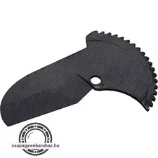 pótpenge 4775016 műanyagcső vágóollóhoz; (PVC, PP, PPR, PE, PEX, PB, PVDF csövekhez); SK5 acél, teflon bevonat