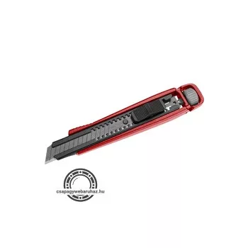   tapétavágó kés, ALU+acél házas; 18 mm, csavaros rögzítés, pótpenge: 4780003