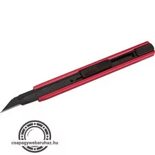 tapétavágó kés, ALU+acél házas; 9mm, pótpenge: 4780028A vagy 9122 (5db)