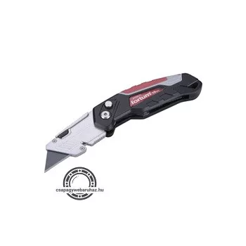   PVC vágókés, 4 db pengével, összehajtható ALU nyél, penge gyorscsere