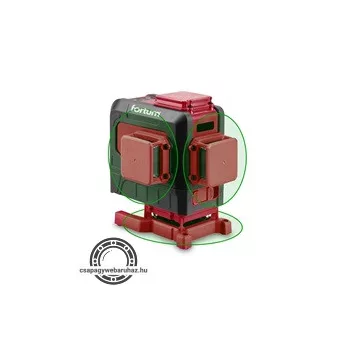   automatikus lézeres vízszintező, ZÖLD, 3D (3×360°) pontosság: 0,2mm/1m, 1/4" és 5/8" menet
