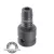 adapter, impakt 1/4" BIT-ek gépi befogásához, 1/2" gépi befogás, gyorskioldóval, CrMoV, hossz: 49 mm