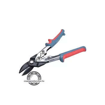   lemezvágó olló, jobb+egyenes vágáshoz, 255mm, CV., áttételes