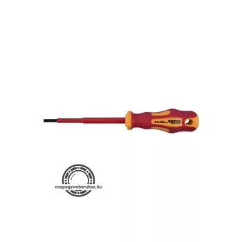   csavarhúzó szigetelt 1000V, lapos 2,5×80 mm, CrV., VDE, GS