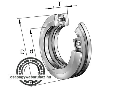 53308 FAG axiális csapágy