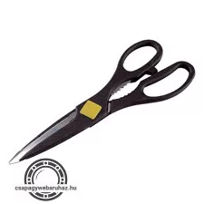 olló, univerzális, 200mm, rozsdamentes acél, műanyag borítás