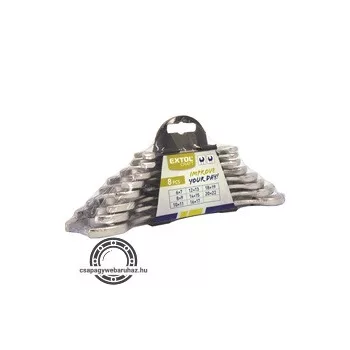 villáskulcs klt., W.S., műanyag tartóban; 8db, 6-22mm