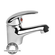 mosdó csaptelep 35mm kerámia betét, álló, egykaros, fényes, 9cm hosszú