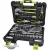 szerszámkészlet, 65db, 1/4"+3/8" CV.; dugókulcsok, racsnis kar, fogók, csavarhúzók, villás kulcsok, BIT-ek