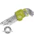torx kulcs klt., Cr40. 9db, egyik vége lyukas; T10,15,20,25,27,30,40,45,50, bliszteren