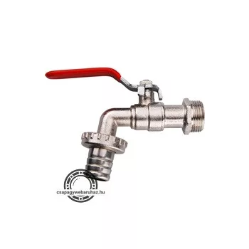 kerti kifolyócsap, karos, tömlővéges, 1/2", 170g