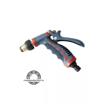   pisztoly szórófej, locsoló, rézfejes, állítható  GARDEN; kuplung csatlakozóval