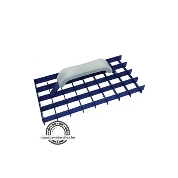 vakolatgyalu 280 × 140mm, acél, műanyag bevonatú nyél