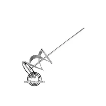   festék- és habarcskeverő szár, fúrógéphez, hatszög befogás; 500×100mm, horganyzott