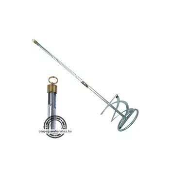   festékkeverő szár, fúrógéphez, SDS Plus befogás; 500×120mm, horganyzott