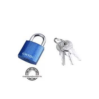 lakat, vas, 3 kulccsal, dobozban ; 25mm