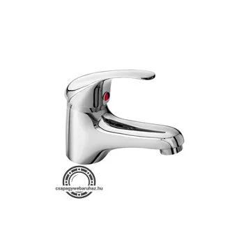   mosdó csaptelep  35mm kerámia betét, álló, egykaros, fényes, 10 cm hosszú