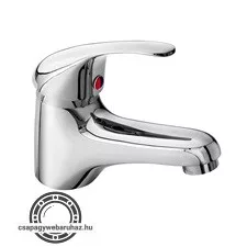 mosdó csaptelep  35mm kerámia betét, álló, egykaros, fényes, 10 cm hosszú