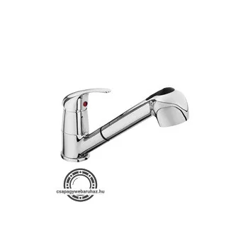   kombinált zuhanyfejes csaptelep 35mm  kerámia betét, álló, egykaros, fényes