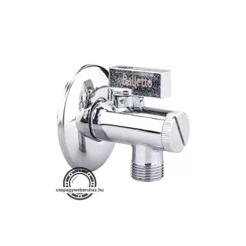 sarokszelep szűrőbetéttel, 1/2" - 3/8"