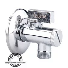 sarokszelep szűrőbetéttel, 1/2" - 3/8"