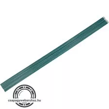 futtató karó üvegszálas, 10 db, zöld, 120cm × 7,9mm, kör keresztmetszetű
