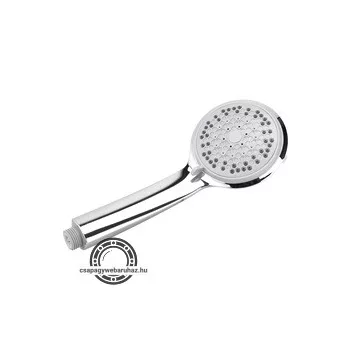 zuhanyfej; 5 funkciós, 100mm, fényes