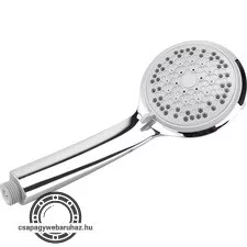 zuhanyfej; 5 funkciós, 100mm, fényes
