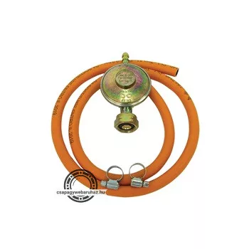   LPG alap készlet, 1 db PB reduktor (30mBar, 1.kg/h ) 1 m tömlő, 2 db csőbilics, PB gázpalackhoz (olasz)