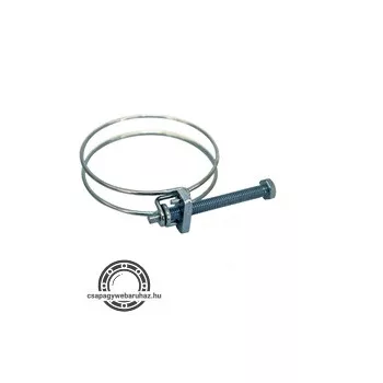   dupla drótbilincs 040mm, állítható, 1,5"-os spirál merevítésű szívócsőhöz