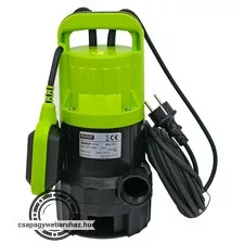 szennyvíz búvárszivattyú, úszókapcsolóval, 750W Extol Craft, szállító teljesítmény: 13,5m3/h, max. száll. 8 m