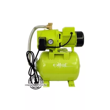   házi vízmű 750W  Extol Craft, szállító teljesítmény: 5,4m3/h, max. száll. 46 m, tartály: 20L