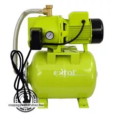 házi vízmű 750W  Extol Craft, szállító teljesítmény: 5,4m3/h, max. száll. 46 m, tartály: 20L