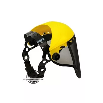 PC arcvédő pajzs, dróthálós