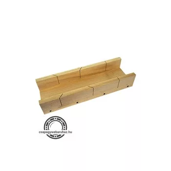 gérvágó (gérbevágó) láda, keményfa, 450×110mm