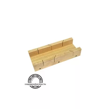 gérvágó (gérbevágó) láda, keményfa, 300×80mm