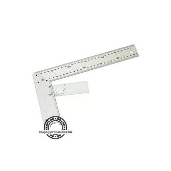 asztalos derékszög, alumínium ; állítás:0-90fok  400mm