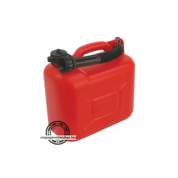 benzines kanna, 5 literes  műanyag kiöntővel