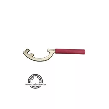   kapocskulcs B-C   (3"-2") , acélöntvény, gumis markolat